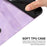 For Samsung Galaxy A32 5G / M32 5G Phone Case Triangle Imprinted Leather Stand Wallet Cover with Strap - Purple - 4