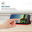 For Samsung Galaxy A54 5G Leather Wallet Folding Stand Phone Cover Triangle Imprinted Shell with Strap - Red - 6
