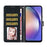 For Samsung Galaxy A53 5G Glittery PU Leather Case Folio Flip Wallet Stand Phone Cover - Black - 2
