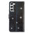 For Samsung Galaxy S23 Full Protection Glittery PU Leather Case Folio Flip Wallet Stand Phone Cover - Black - 7