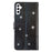 For Samsung Galaxy A54 5G Wallet Stand Glittery PU Leather Case Shockproof Phone Cover - Black - 7