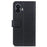 For Nothing Phone (2) Textured PU Leather Phone Cover Anti-drop Stand Wallet Case - Black - 7