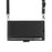 HANMAN Miki Series Zipper Pocket Phone Case for iPhone 14 , PU Leather Wallet Stand Cover with Shoulder Strap - Black - 4