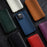 MELKCO For iPhone 13 Pro Litchi Texture Phone Case Genuine Cow Leather+PC Vertical Flip Back Cover - Black - 6