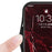 For iPhone 15 Marble Pattern Back Cover Tempered Glass+PC+TPU Anti-Scratch Phone Case - Black Marble - 6