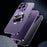 For iPhone 13 Pro Max PC+Aluminium Alloy Phone Case Compatible with MagSafe with Anti-peep Tempered Glass Film - Purple - 2