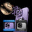 For iPhone 13 Pro Max PC+Aluminium Alloy Phone Case Compatible with MagSafe with Anti-peep Tempered Glass Film - Purple - 7