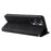 For OnePlus Nord 3 5G / Ace 2V Leather Wallet Cases Skin Touch Phone Cover Stand with Strap - Black - 4