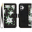 For Samsung Galaxy A13 4G / 5G Card Slots Phone Stand Case PU Leather Flower Pattern Printing Cover - Black - 1