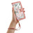 For Samsung Galaxy A14 4G / 5G Phone Case Flower Pattern Printing PU Leather Stand Cover with Card Holder - Pink - 7