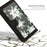 For Samsung Galaxy A34 5G Phone Case Flower Pattern Printing Stand Leather Cover with Card Slots - Black - 7
