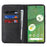 For Google Pixel 8 PU Leather Phone Case Bi-color Splicing Stand Wallet Cover - Black+Yellow - 2