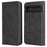 Calf Texture PU Leather Case for Google Pixel 8 Pro , Anti-drop Stand Wallet Phone Cover - Black - 1