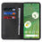 Calf Texture PU Leather Case for Google Pixel 8 Pro , Anti-drop Stand Wallet Phone Cover - Black - 2