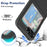 For Samsung Galaxy Z Flip5 5G Dual Layer Protection PC+TPU Cover Anti-Fall Phone Case - Black - 4