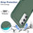 PC+TPU Phone Case for Samsung Galaxy S23 FE Protective Cover Anti-Scratch Phone Case - Dark Green - 2