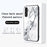 For Samsung Galaxy S23 FE Marble Pattern Phone Case Tempered Glass+PC Back TPU Frame Protective Cover - Blood Red Marble - 2