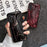 For Samsung Galaxy S23 FE Marble Pattern Phone Case Tempered Glass+PC Back TPU Frame Protective Cover - Blood Red Marble - 5