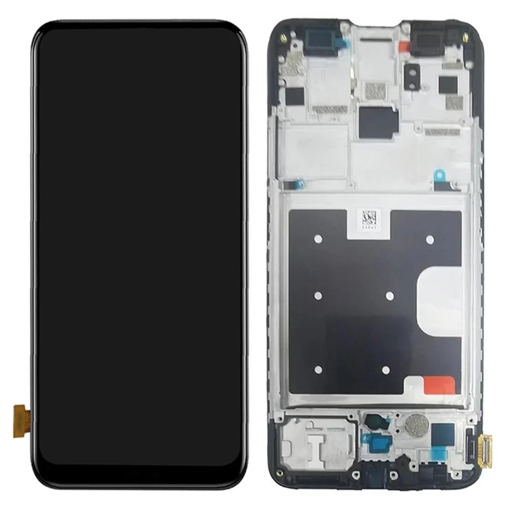 For Oppo Realme X / Oppo K3 Grade C OLED Screen and Digitizer Assembly + Frame Repair Part (without Logo) - 1