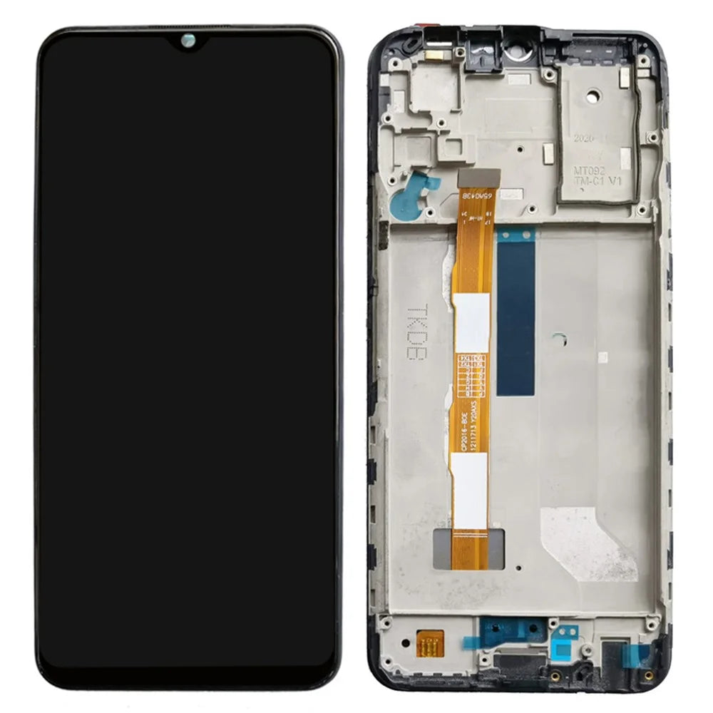For vivo Y51 (2020, December) / Y51a V2030 Grade C LCD Screen and Digitizer Assembly + Frame Replacement Part (without Logo) - 1