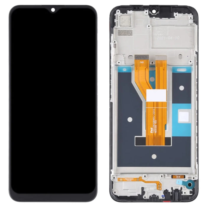 For Realme C20 / C21 4G / C11 (2021) Grade C LCD Screen and Digitizer Assembly + Frame Replacement Part (without Logo) - 1