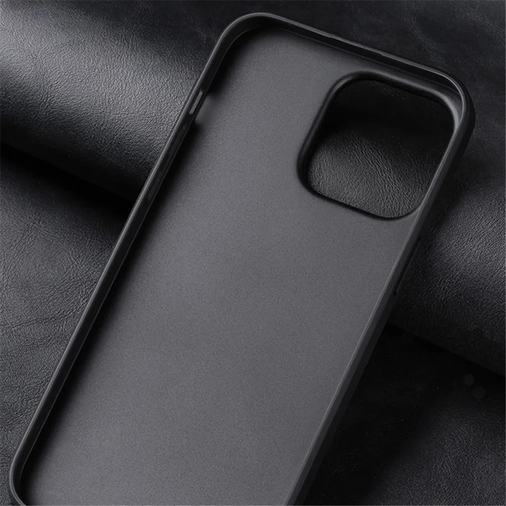 X-LEVEL Bojue-3 Series For iPhone 15 PU Leather+TPU Protective Cover Anti-scratch Phone Case - Black - 2