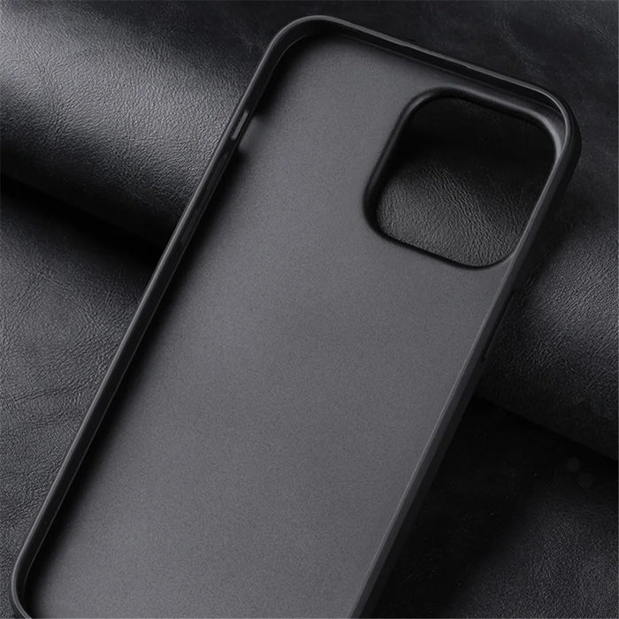 X-LEVEL Bojue-3 Series For iPhone 15 PU Leather+TPU Protective Cover Anti-scratch Phone Case - Black - 2