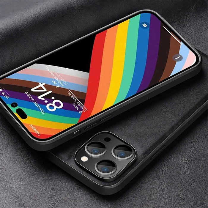 X-LEVEL Bojue-3 Series For iPhone 15 Pro Max PU Leather+TPU Phone Cover Anti-fall Back Case - Brown - 6