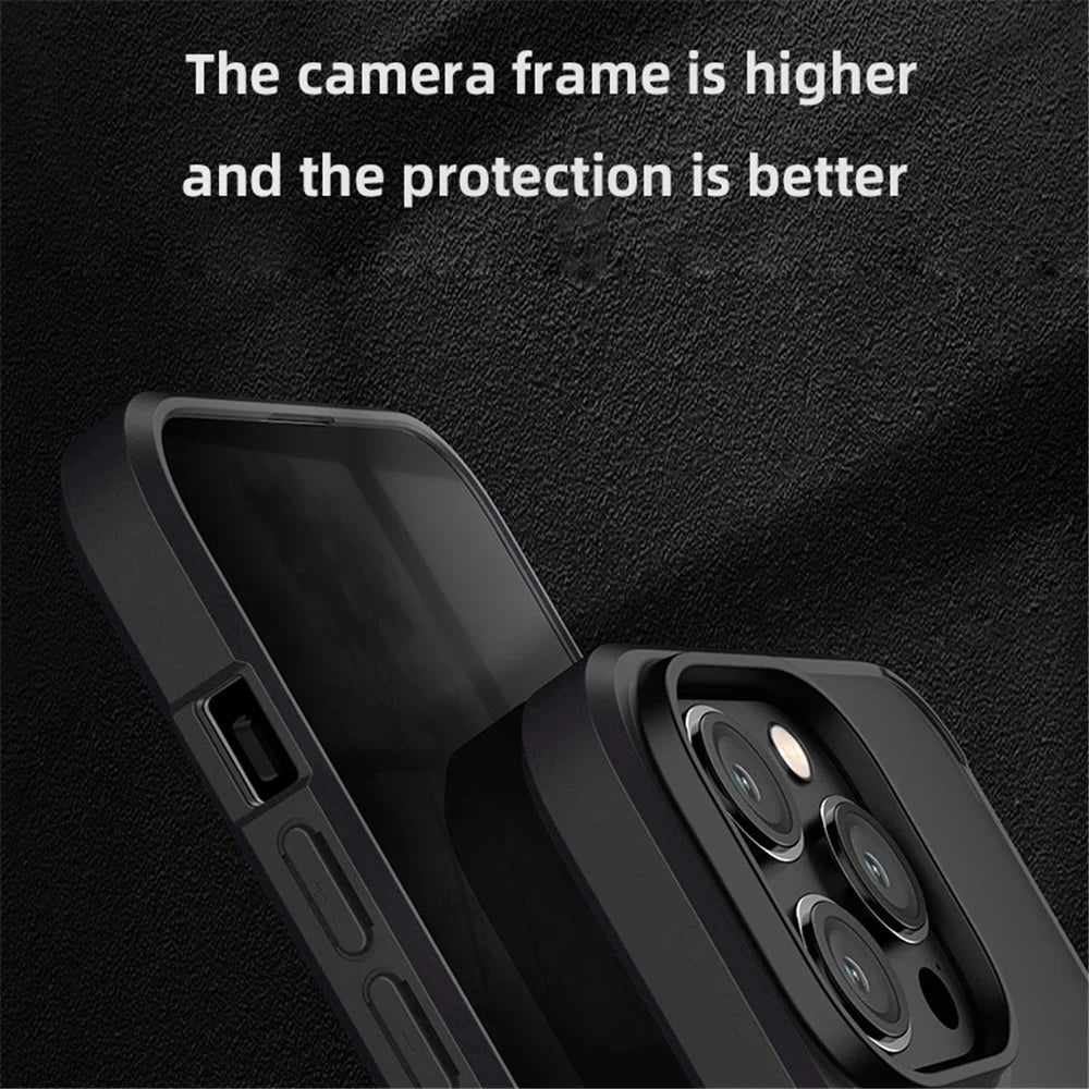 X-LEVEL Hard PC Soft TPU Phone Case for iPhone 15 Pro Shockproof Anti-Drop Matte Phone Shell - Transparent - 5