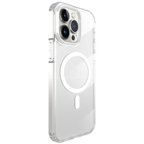 X-LEVEL Crystal Clear Series Slim Phone Case for iPhone 15 Pro Max Anti-Drop TPU+PC Phone Case Compatible with MagSafe - Transparent - 1