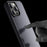 X-LEVEL For iPhone 15 Rubberized Skin-touch Acrylic Case Anti-drop Cellphone Back Cover - Navy Blue - 4