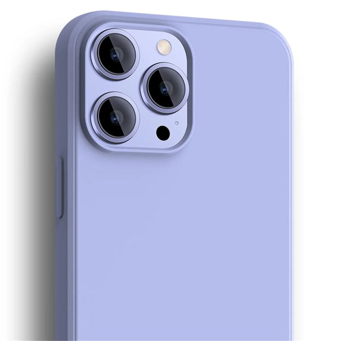 X-LEVEL For iPhone 15 Pro Max Anti-drop TPU Phone Case Liquid Silicone Texture Protection Cover - Purple - 7