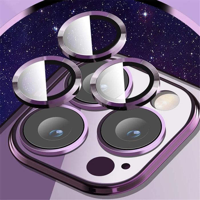 X-LEVEL For iPhone 15 Pro Max Electroplating TPU Case Compatible with MagSafe Transparent Phone Cover - Purple - 3