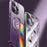 X-LEVEL For iPhone 15 Pro Max Electroplating TPU Case Compatible with MagSafe Transparent Phone Cover - Purple - 6