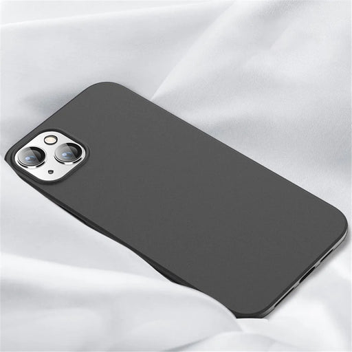 X-LEVEL Guardian Series For iPhone 15 Matte Phone Case Soft TPU Anti-scratch Back Cover - Black - 1
