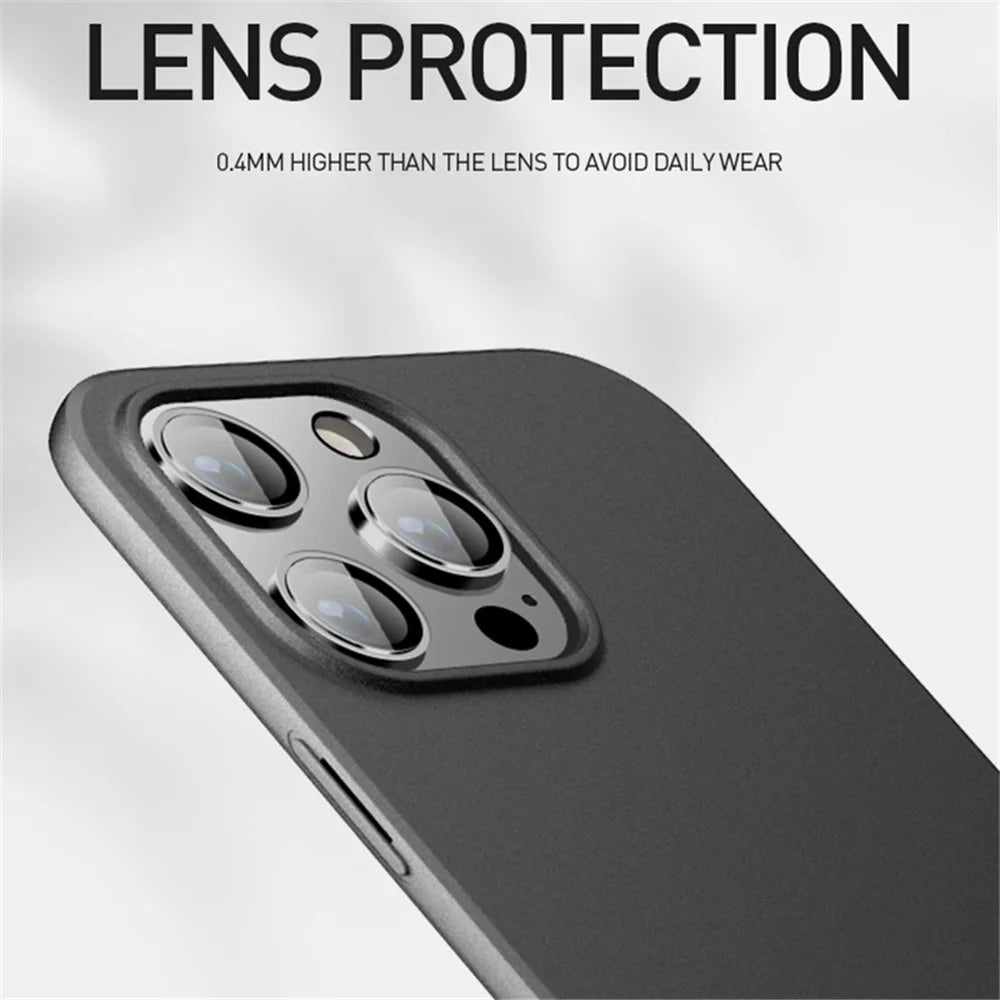 X-LEVEL Guardian Series For iPhone 15 Pro Matte Phone Case Flexible TPU Drop-proof Cover - Black - 7