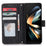 For Samsung Galaxy Z Fold5 5G PU Leather+PC Wallet Phone Case Stand Skin-touch Protective Cover - Black - 3