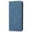 For iPhone 15 Magnetic Auto-absorbed PU Leather Phone Case Support Stand Wallet Cover - Blue - 6