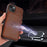 For iPhone 15 Plus PU Leather + TPU Phone Case Card Holder Kickstand Mobile Phone Protective Cover - Coffee - 6