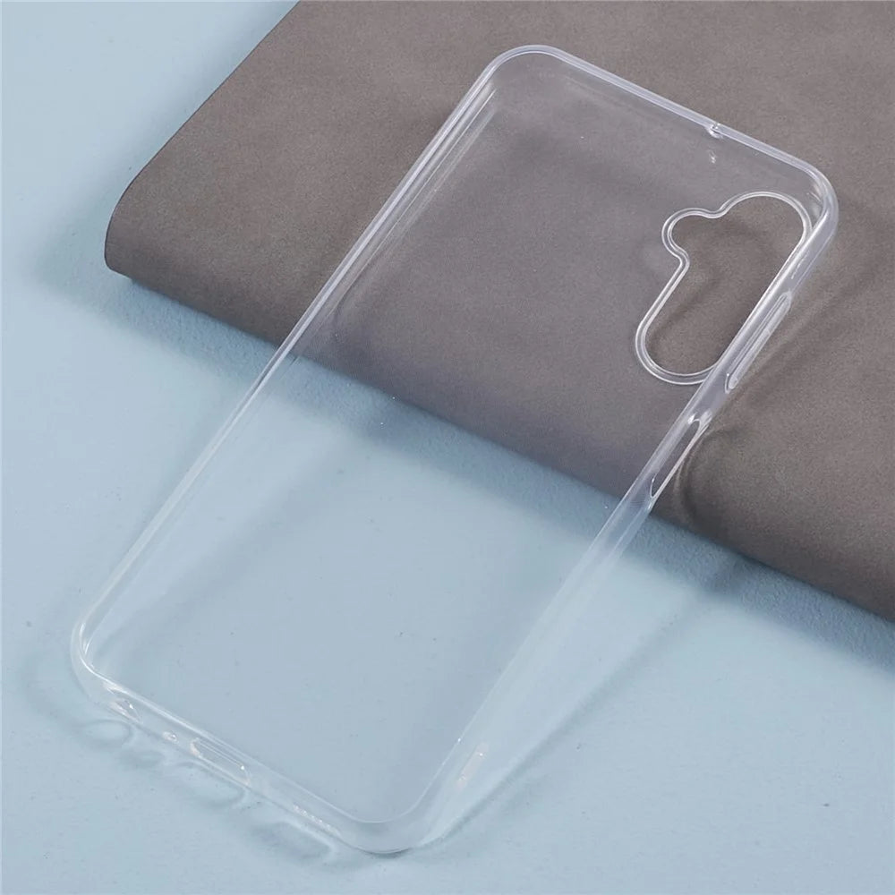 For Samsung Galaxy A25 5G (Global) (161.0 x 76.5 x 8.3mm) Super Slim TPU Phone Cover HD Clear Cell Phone Case (Big Rear Lens Cutout Hole) - 3