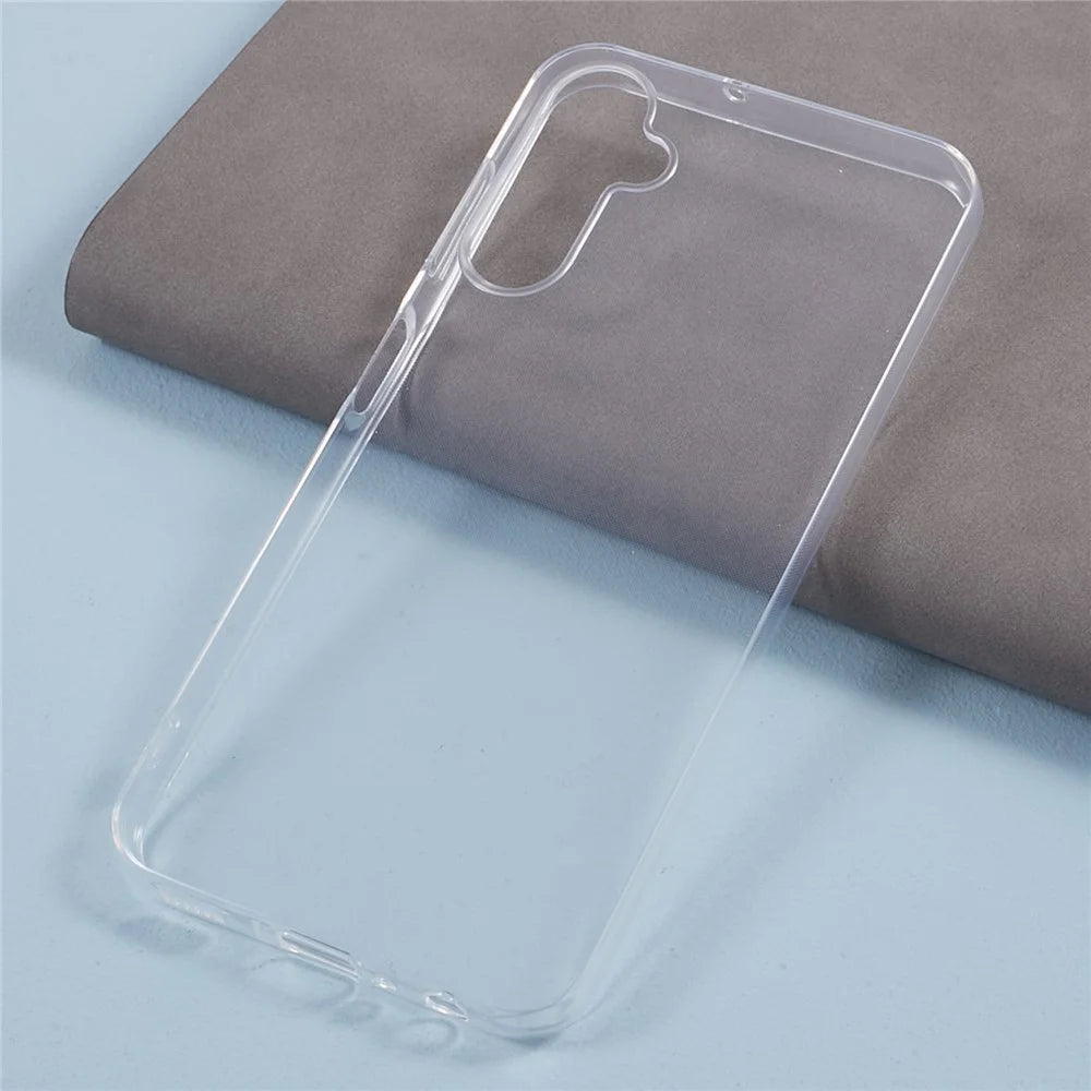 For Samsung Galaxy A25 5G (Global) (161.0 x 76.5 x 8.3mm) Super Slim TPU Phone Cover HD Clear Cell Phone Case (Big Rear Lens Cutout Hole) - 7