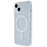 For iPhone 15 Clear Cell Phone Back Cover Acrylic + TPU Magnetic Case Compatible with MagSafe - 1