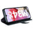 For Samsung Galaxy F34 5G / M34 5G Case Genuine Split Leather Phone Cover with Wallet Stand - Black - 3