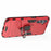 For Samsung Galaxy F34 5G / M34 5G Hard PC Soft TPU Back Cover Rotatable Ring Holder Kickstand Phone Case - Red - 3