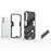 PC+TPU Dual Layer Case for Samsung Galaxy S23 FE , Kickstand Protective Cell Phone Cover - Grey - 4