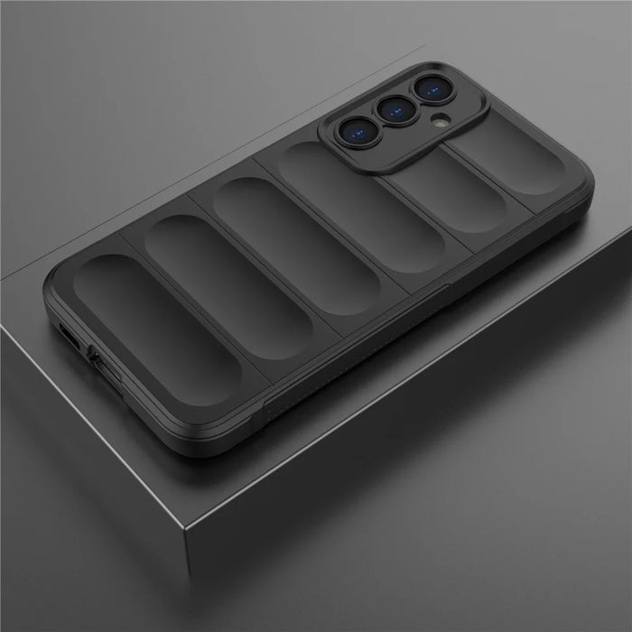 Rugged TPU Shell for Samsung Galaxy S23 FE , Anti-slip Drop Protection Phone Case - Black - 5