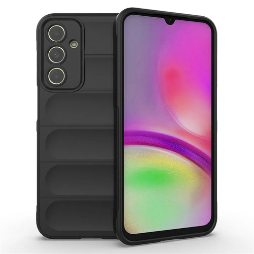 TPU Phone Case for Samsung Galaxy A25 5G (Global) (161.0 x 76.5 x 8.3mm) Drop-Proof Protective Rugged Phone Cover - Black - 1