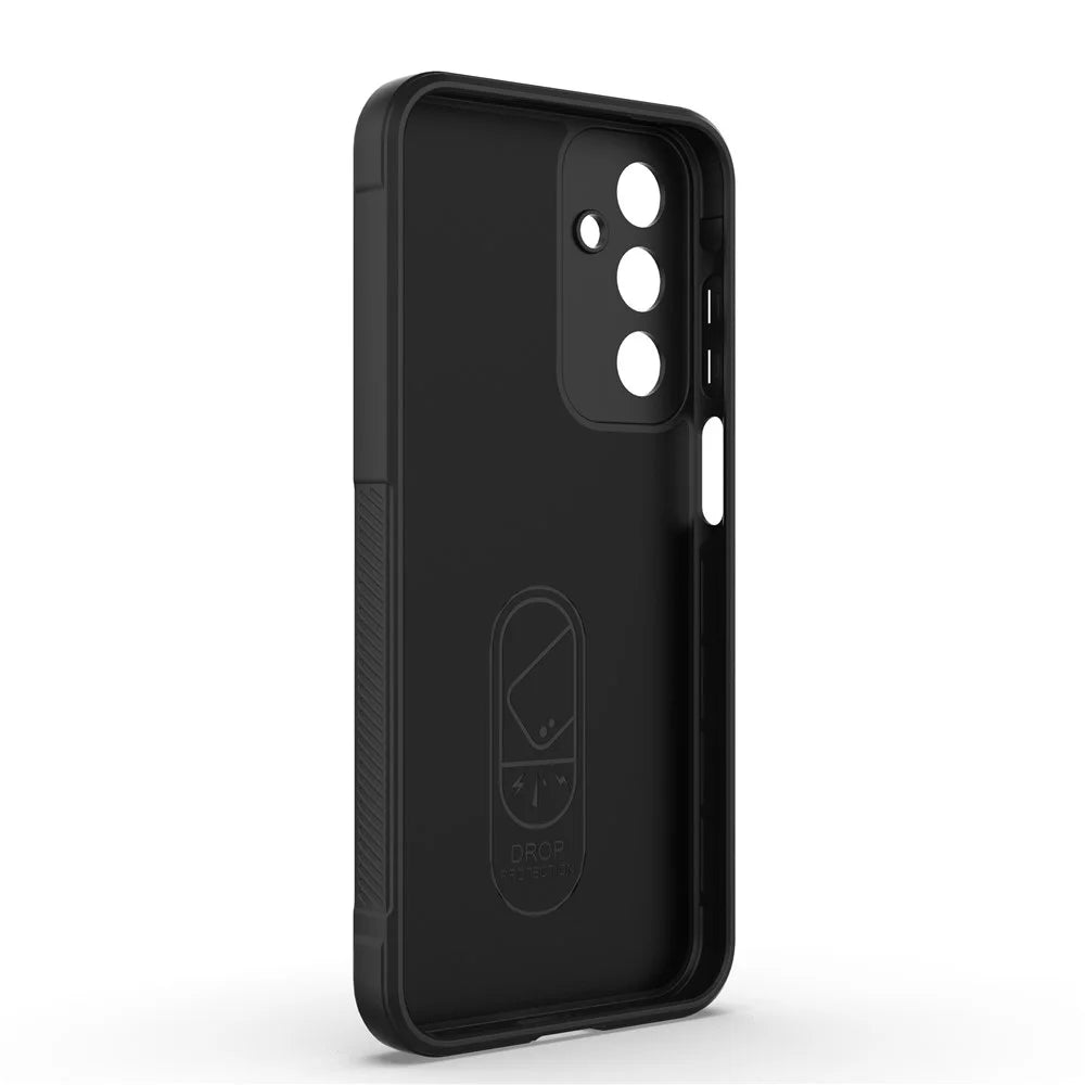TPU Phone Case for Samsung Galaxy A25 5G (Global) (161.0 x 76.5 x 8.3mm) Drop-Proof Protective Rugged Phone Cover - Black - 5