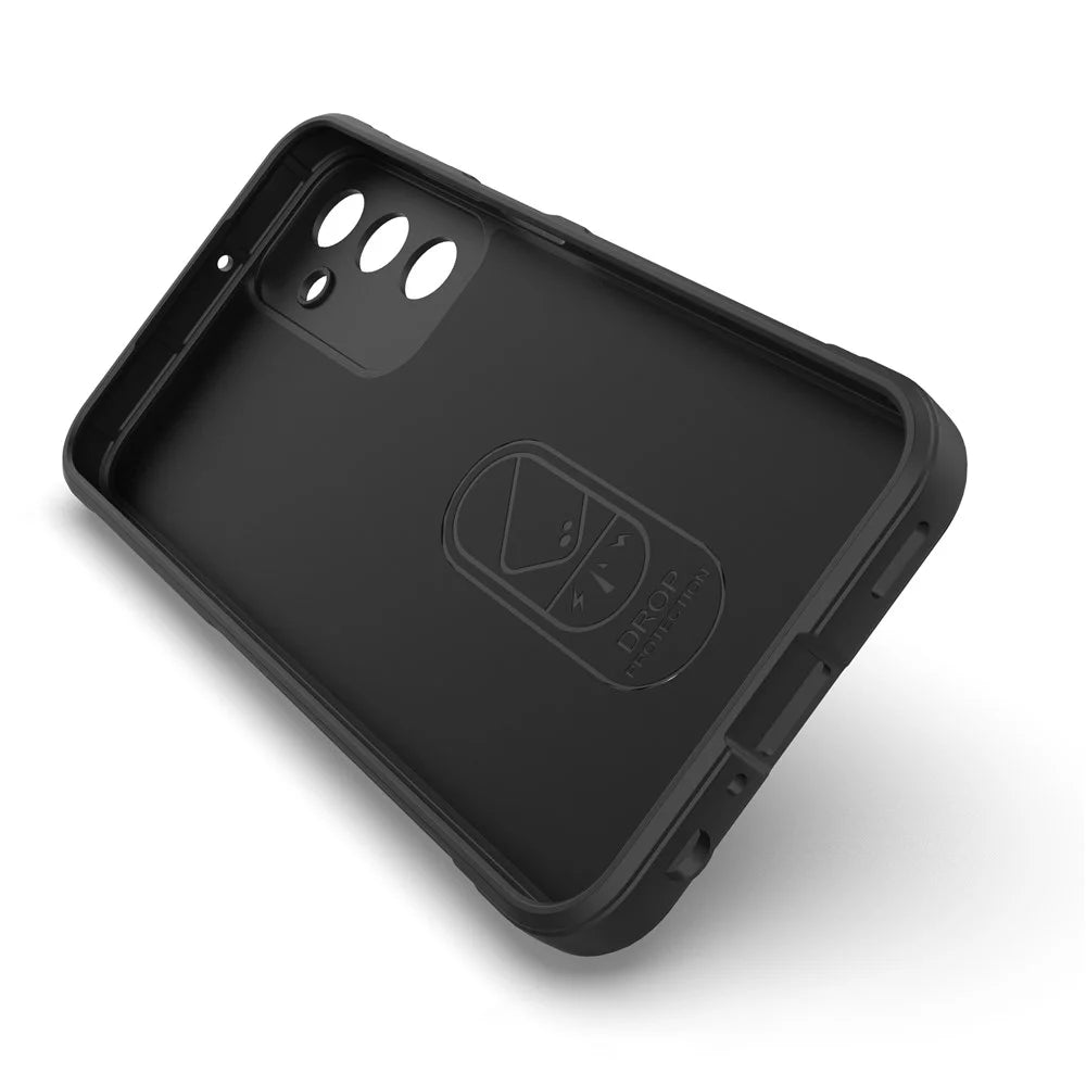 TPU Phone Case for Samsung Galaxy A25 5G (Global) (161.0 x 76.5 x 8.3mm) Drop-Proof Protective Rugged Phone Cover - Black - 6