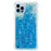 For iPhone 15 Pro Glitter Quicksand Phone Case Flexible TPU Shockproof Cover - Blue - 1